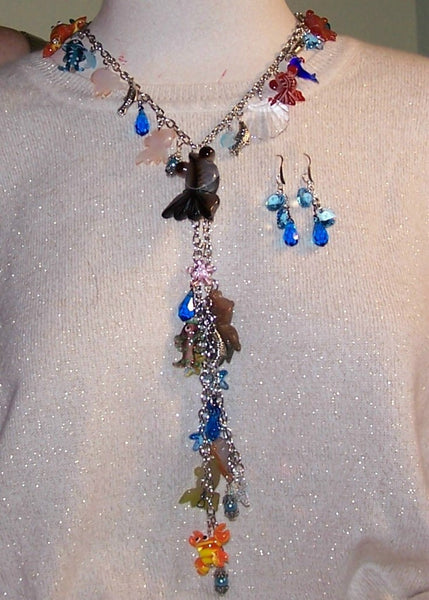 By the Seashore Charm Necklace Set