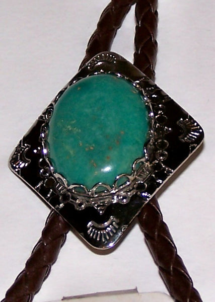 Bolo Bola tie with Turquoise IX