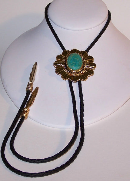 Bolo Bola Tie with Turquoise