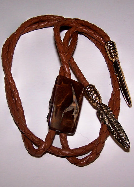 Bolo Bola Tie with Boulder Opal VI