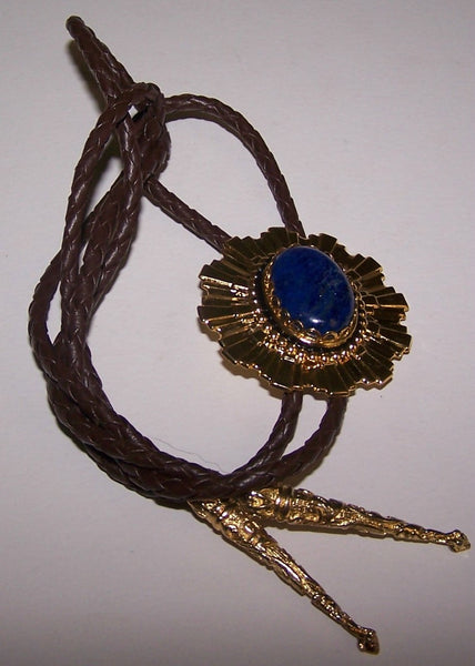 Bolo Bola Tie with Lapis Lazuli