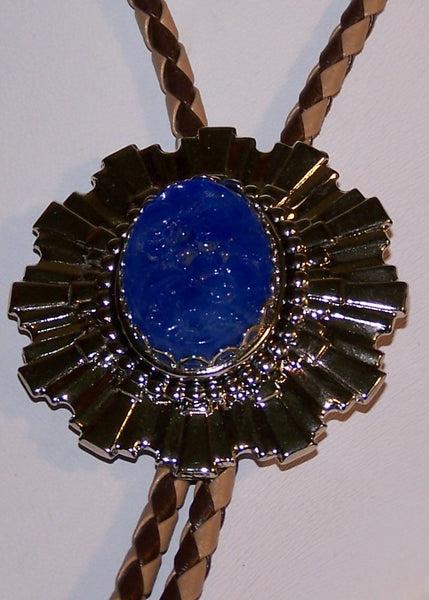 Bolo Bola Tie with Acrylic Flower Design II