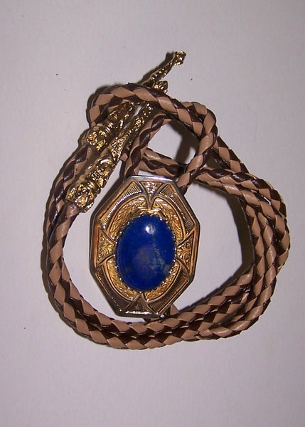 Bolo Bola Slide with Deep Blue Lapis Lazuili Gemstone