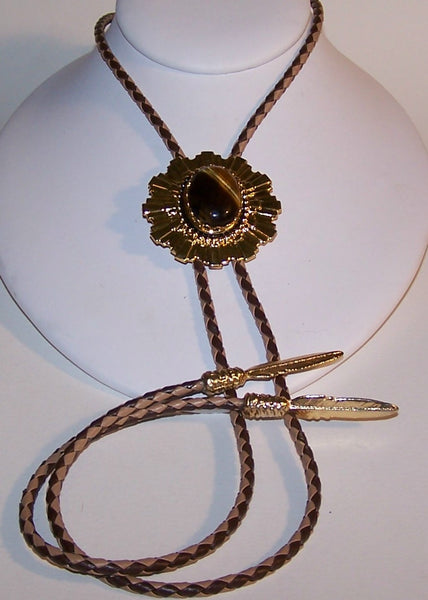 Bolo Bola Slide with Golden Tigereye II