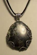 Grey Turquoise Pendant