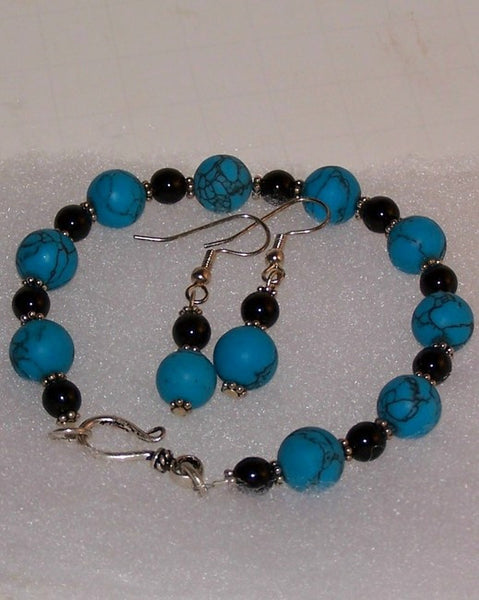 Turquoise Blue Bracelet Set