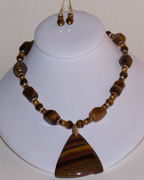 Golden Tigereye Triangle