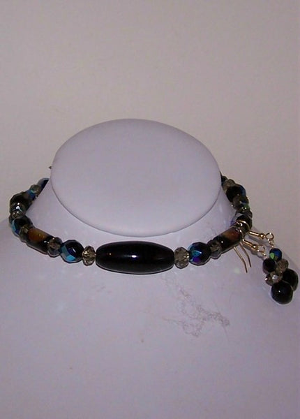 Black and Bronze Choker Set
