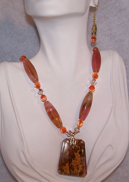 Volcano Quartz Necklace Set
