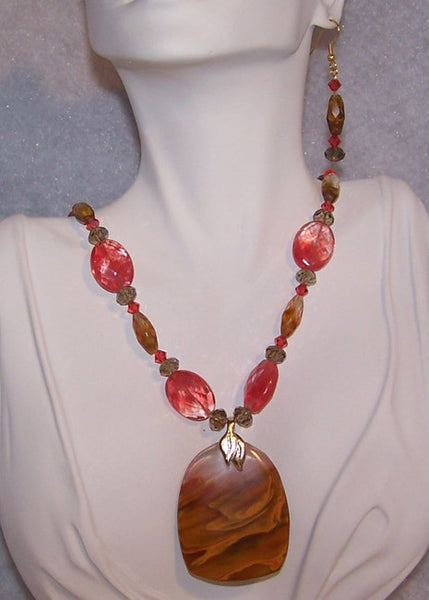 Volcano Quartz IV Statement Necklace Set