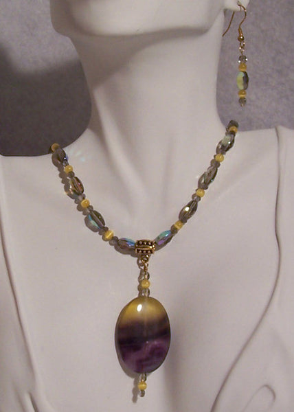 Ametrine Necklace Set