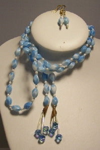 Aqua Blue Lariat