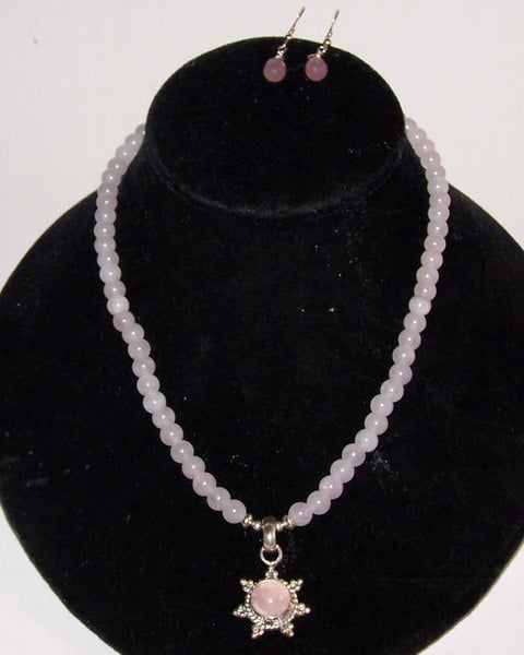 Rose Quartz With Drop