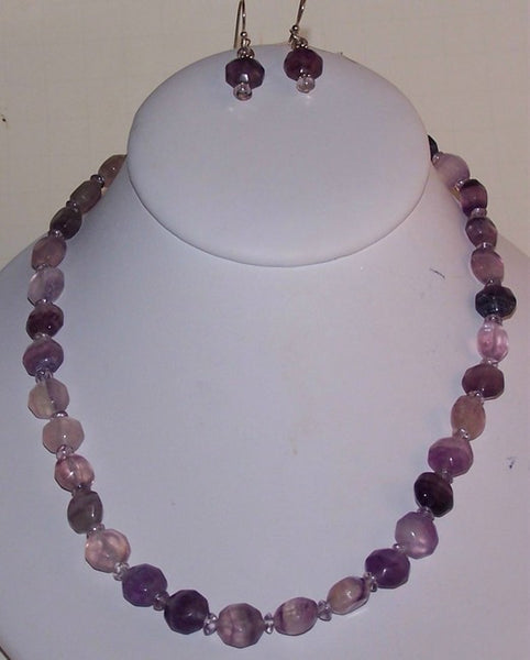 Fluorite Necklace Set