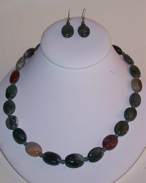 Green Fancy Jasper Set