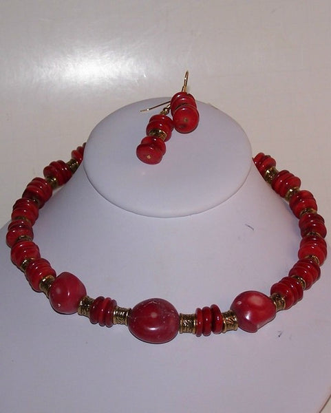 Coral with Brass