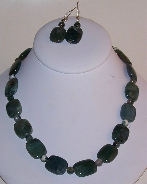 Teal Fancy Jasper Set