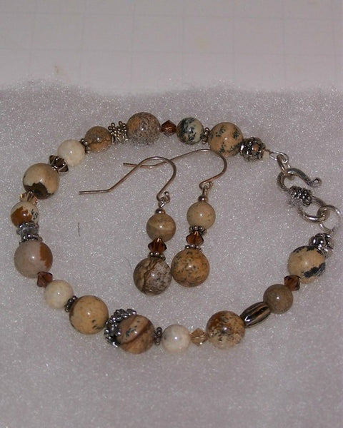 Picture Jasper Bracelet Set