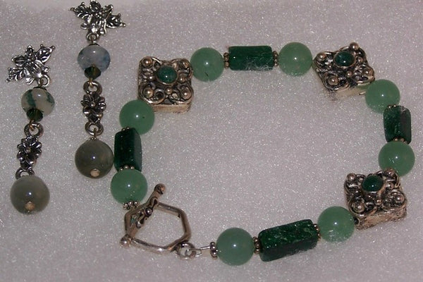 Geen Jade Bracelet Set