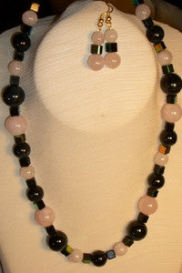 Black Tigereye & Rose Quartz