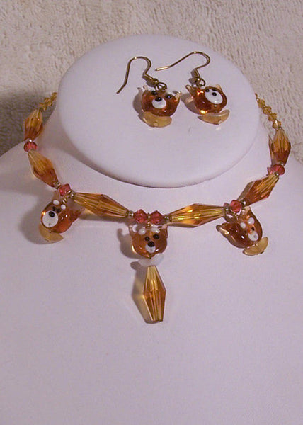 Teddy Bears Necklace Set
