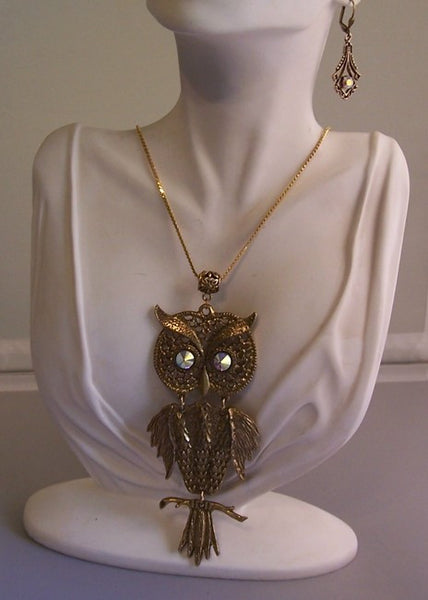 Owl Pendant Set