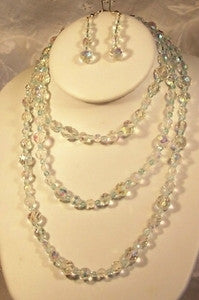 Crystal Pure and Clean Necklace Set