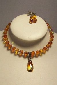 Earth Element on Memory Wire with Silver