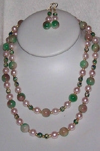 Candy-Colored Jade with Pearls