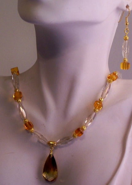 Earth Beaded Necklace Set