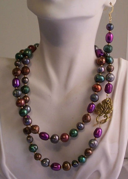 Bright Fresh Water Pearl Mix Necklace Set II